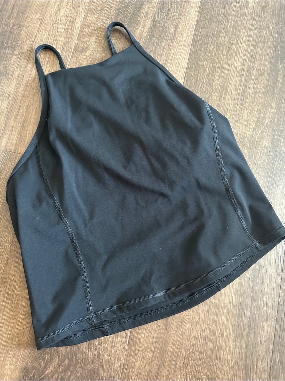 Lululemon Black High-Neck Camisole Tank Top - Women's Intimates